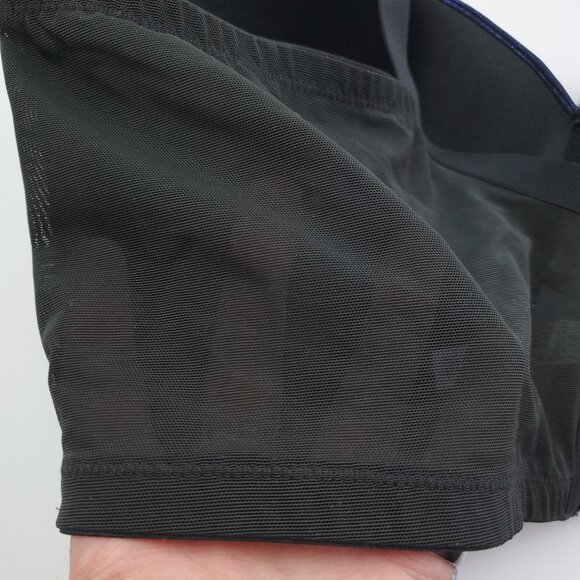 Cacique 46DD Bra Seriously Sexy Lightly Lined Balconette Shimmer Lace Bows NWT - Picture 10 of 13